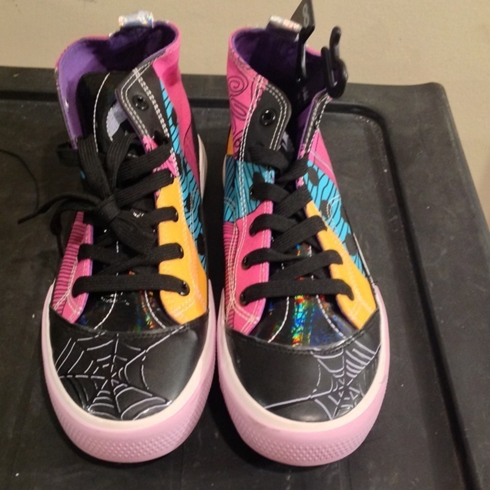 Disney Nightmare Women's High-Top Sneakers Size 8 Multi-Color New